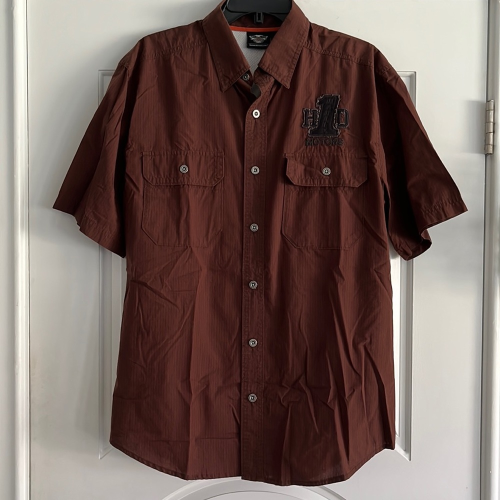 Harley Davidson Men’s Short Sleeve Casual Shirt